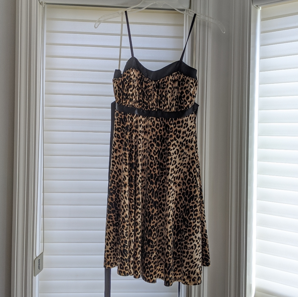 NEW Wet Seal Cheetah Print Babydoll Dress